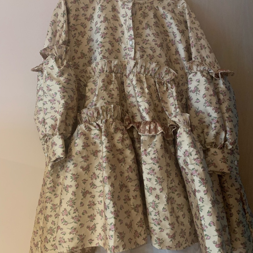Dream Sister Jane Cream Floral Dress